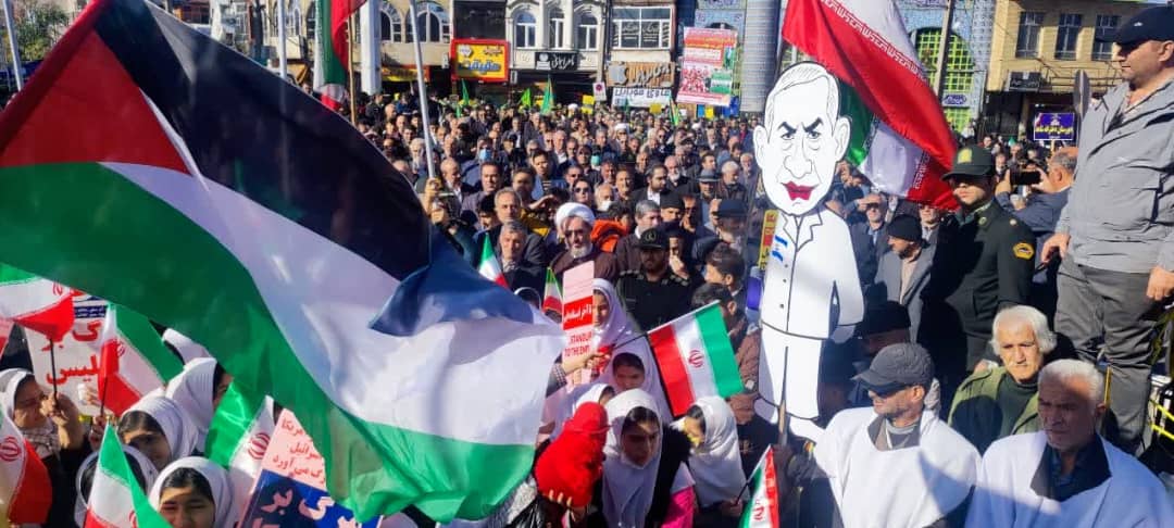 گزارش تصویری از راهپیمایی سراسری در حمایت از کودکان غزه