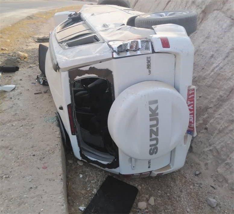 واژگونی خودروی حامل همراهان وزیر ارشاد/چند نفر مصدوم شدند؟+عکس