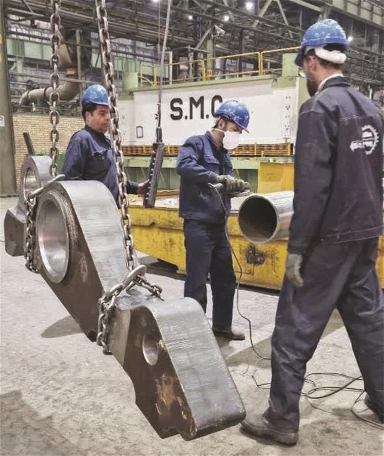 تعمیر اساسی سازه پایه‌های نگه‌دارنده شاخك پاتیل‌بر، به‌جای واردات