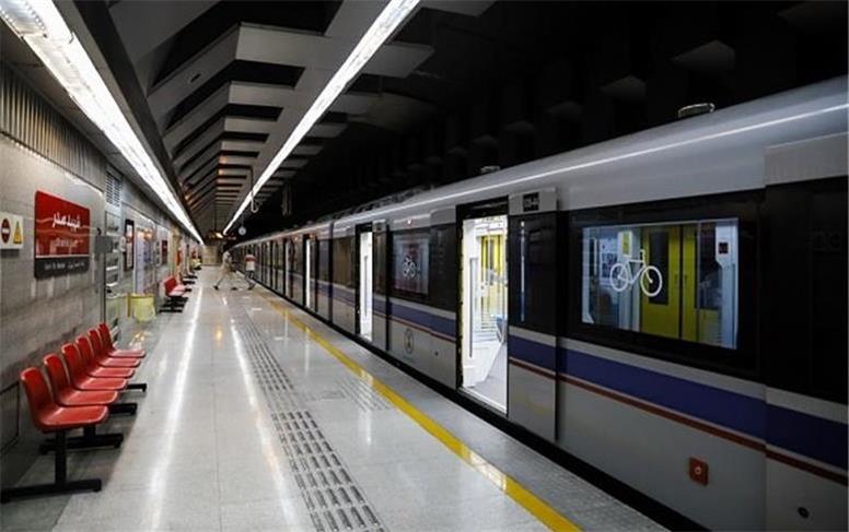 رفع نقص فنی در حرکت قطارهای خط یک متروی تهران