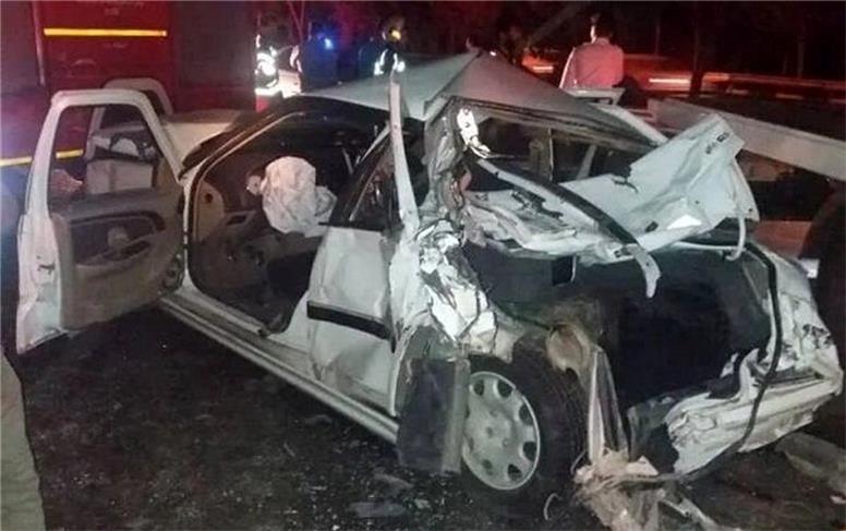 تصادف زنجیره‌ای مرگبار در بزرگراه امام علی(ع)/ کشته و زخمی شدن دو نفر