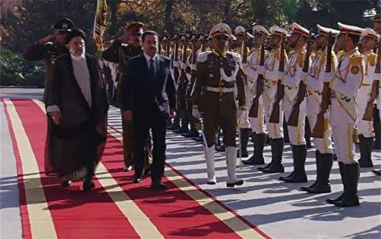 نخست‌ وزیر عراق وارد تهران شد/استقبال رسمی رئیس جمهور