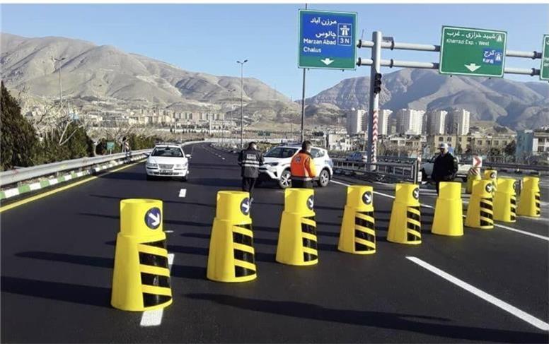 جاده کرج - چالوس و آزادراه تهران - شمال بسته شد