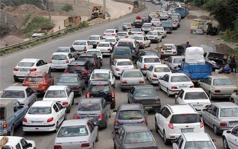 ترافیک فوق سنگین در ورودی مازندران