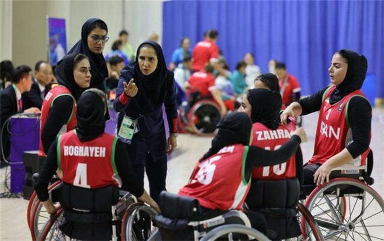 پیروزی تیم ملی بسکتبال با ویلچرِ زنان در بازی‌های پاراآسیایی