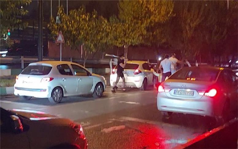 دستگیری عاملان شرارت در خیابان اندرزگو تهران
