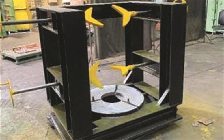 طراحی و ساخت ساپورت ویژه دمونتاژ و مونتاژ سیلندرهای هیدرولیك