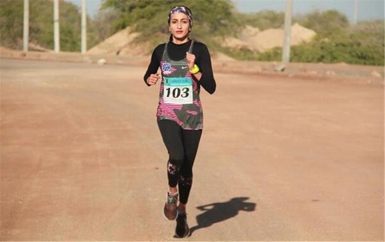 پنجمی پریسا عرب در دوی نیمه ماراتن بصره
