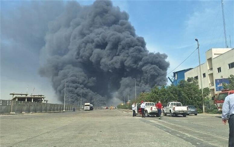 آتش سوزی انبار نفت شهران کامل مهار شد