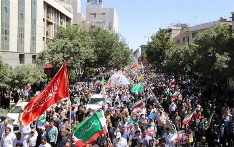 خروش همدلی و ایستادگی در تهران