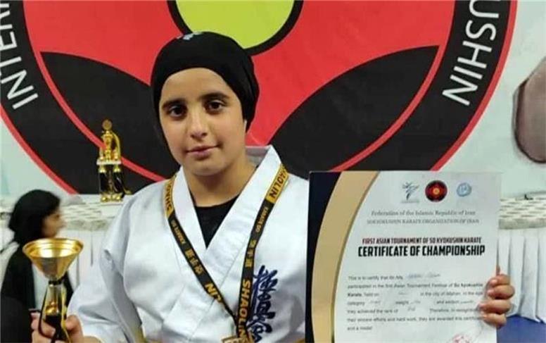 دختر کاراته‌کای لرستانی به شهادت رسید