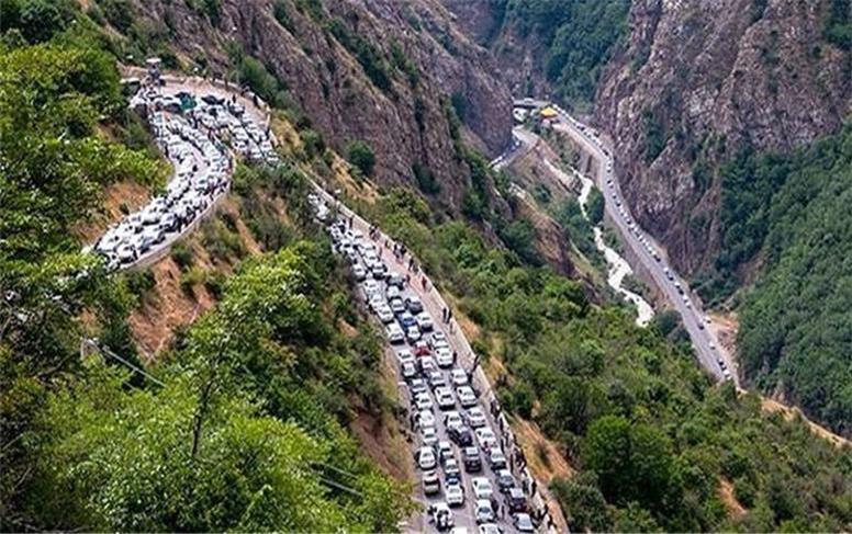 جاده چالوس یک‌طرفه شد