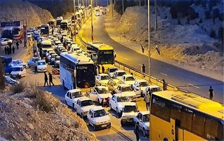 ترافیک سنگین در مرز مهران