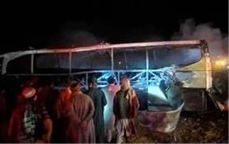 مرگ دلخراش بیش از ۵۵ مهاجر افغان در آتش‌سوزی اتوبوس