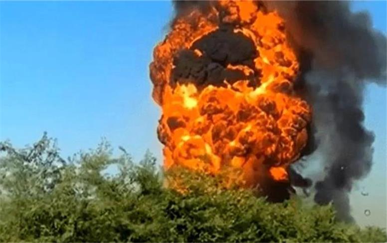 انفجار مهیب یک پمپ بنزین در اربیل