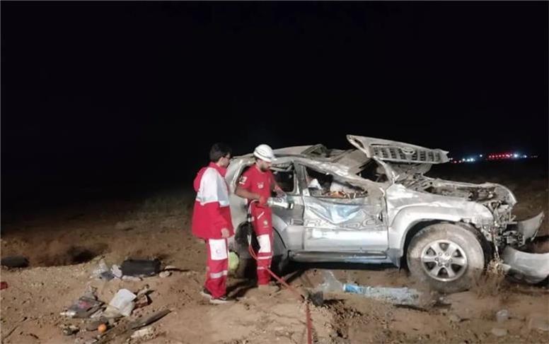 فوت دو نفر در اثر سقوط مرگبار خودرو ساینا از روی پل در سمنان
