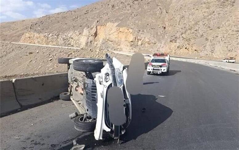 واژگونی پژو ۲۰۶ در محور سنندج به دهگلان/ یک سرنشین فوت شد