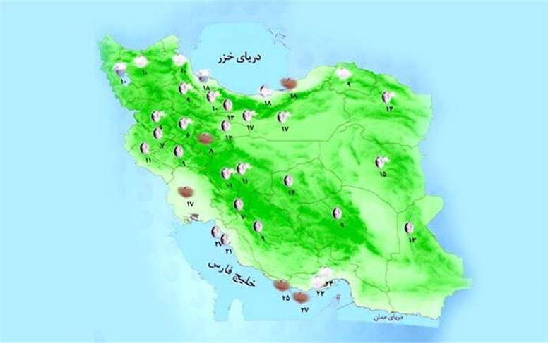 پیش‌بینی وضعیت جوی کشور