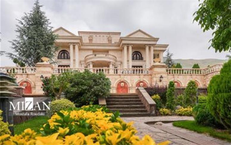 ویلای  ۸ هزار متری متهم پرونده چای دبش به بانک ملت تحویل داده شد