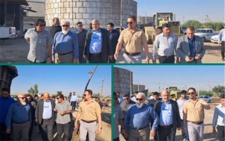 مدیرعامل توسعه نیشکر از روند تولید در هفت‌تپه بازدید کرد