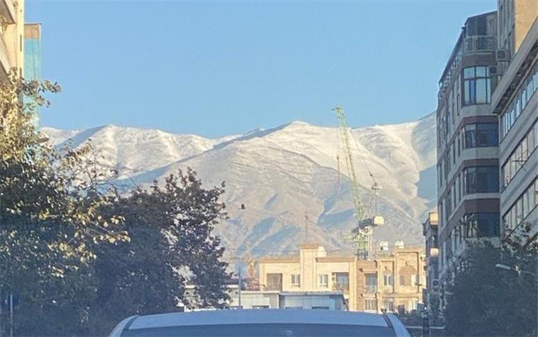 سفیدپوش شدن کوه های تهران