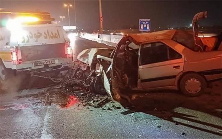 حادثه در اتوبان قم – تهران؛ مصدومیت ۱۱ نفر