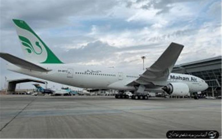 فرودگاه کیش میزبان نخستین بوئینگ ۷۷۷ از مسیر تهران شد