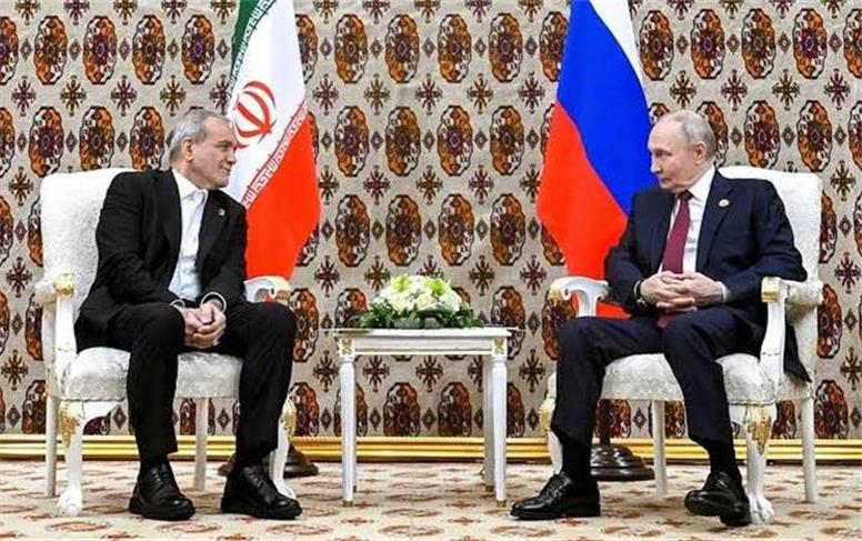 پزشکیان و پوتین با یکدیگر دیدار کردند