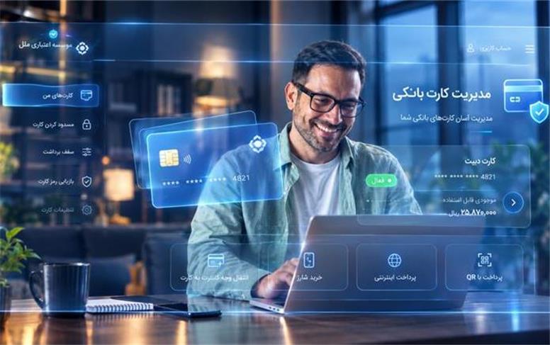 خدمات بانکداری اینترنتی مؤسسه اعتباری ملل در دسترس مشتریان