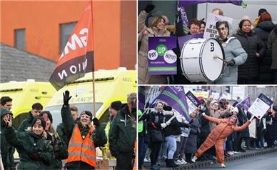 اعتصاب دنباله‌دارِ پرسنل اورژانس در انگلیس