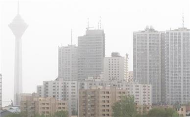 تداوم آلودگی هوای تهران/ شاخص روی عدد 125