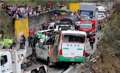 سانحه رانندگی در کلمبیا ۲۰ کشته داد
