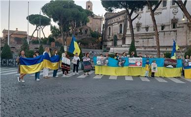 اختصاصی: تجمع اوکراینی‌ها در شهر رم