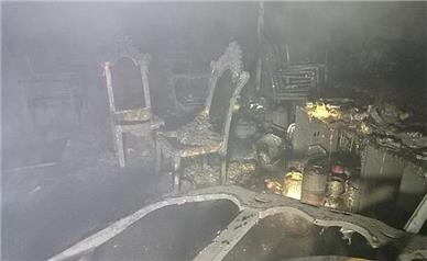 آتش سوزی در سوله مبل‌سازی در محله خلازیرِ تهران