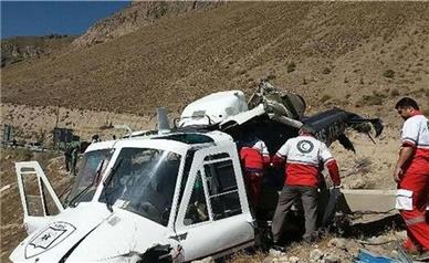 سقوط بالگرد امداد رسانی در منطقه اجم دیشموک