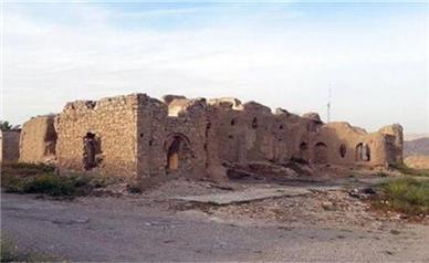ریزش بخشی از بنای «قلعه‌ خانی» مسجدسلیمان