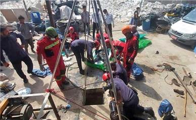 مرگ 4 کارگرِ ضایعات در چاه سمیِ شیراز