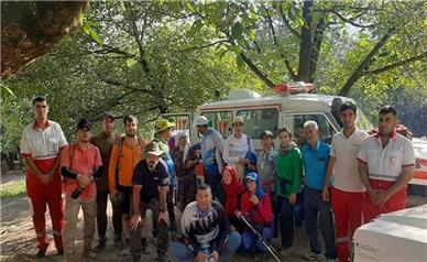 ۳۲ کوهنورد گم شده در ارتفاعات آستارا پیدا شدند