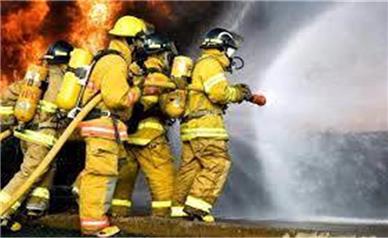 آتش سوزی عظیم در بانک ملی اهواز