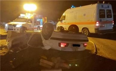 مرگ چهار نفر در واژگونی پژو پارس در محور سمنان-دامغان