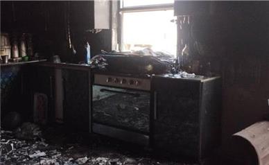 مصدومیت هفت نفر در آتش سوزی واحد مسکن مهر دهلران
