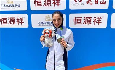 زهرا جلیلی نخستین مدال‌آور کاروان ایران