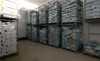 کشف 21 تن گوشت منجمد فاسد در زنجان