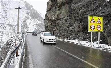 باران و برف و مه‌گرفتگی در جاده‌های چند استان