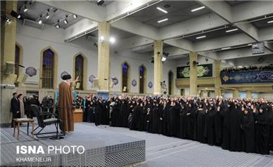 دیدار جمعی از اقشار مختلف بانوان با رهبر معظم انقلاب