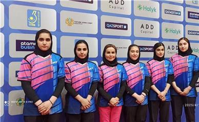 قهرمانی زودهنگام تنیس روی میز دختران ایران در آسیای میانه