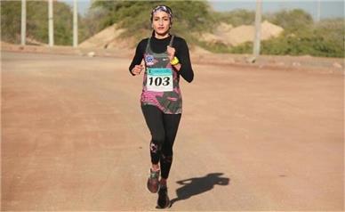 پنجمی پریسا عرب در دوی نیمه ماراتن بصره