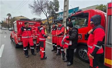 اعزام تیم ارزیاب آتش‌نشانی تهران به اسکله شهید رجایی