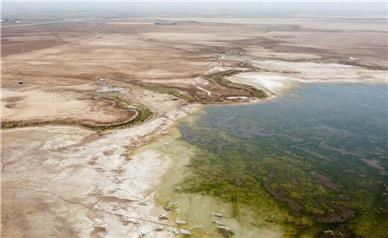 مهمترین کانون گردوغبار فعلی تهران، یک تالاب خشکیده در استان البرز است