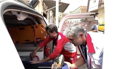 واژگونی ون زائران ایرانی در جاده نجف/ مصدومیت ده نفر